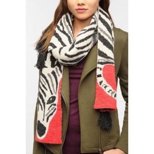Urban Outfitters Zebra Scarf